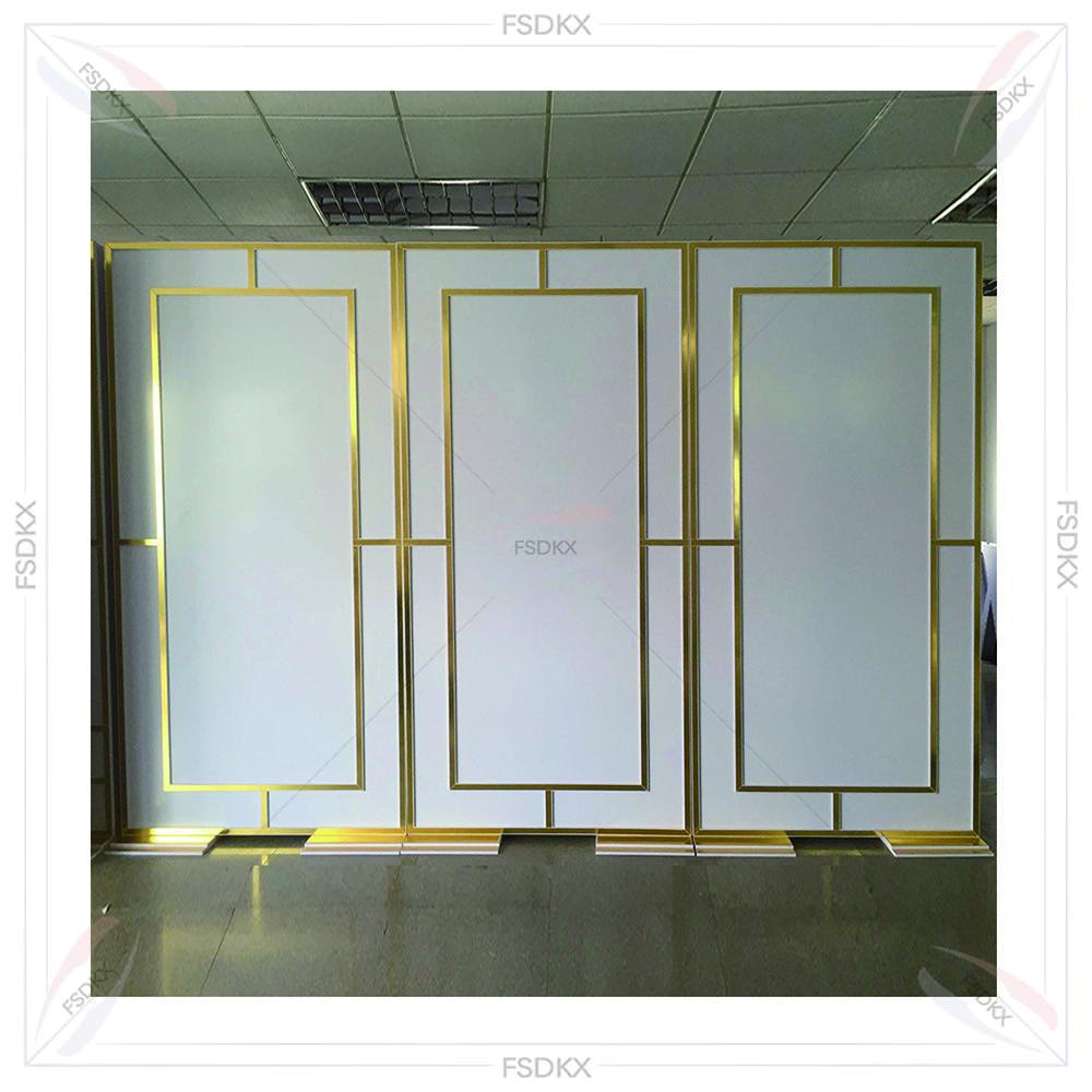 Wedding Party Supply Rentals - 반짝이는 금색 파티 용품 배경막 PVC