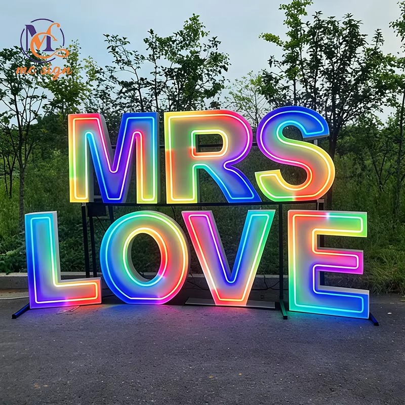 독립형 LED 간판 4피트 마키 레터링 (이벤트 대여, - Wedding Party Supply Rentals 리뷰 및 가격