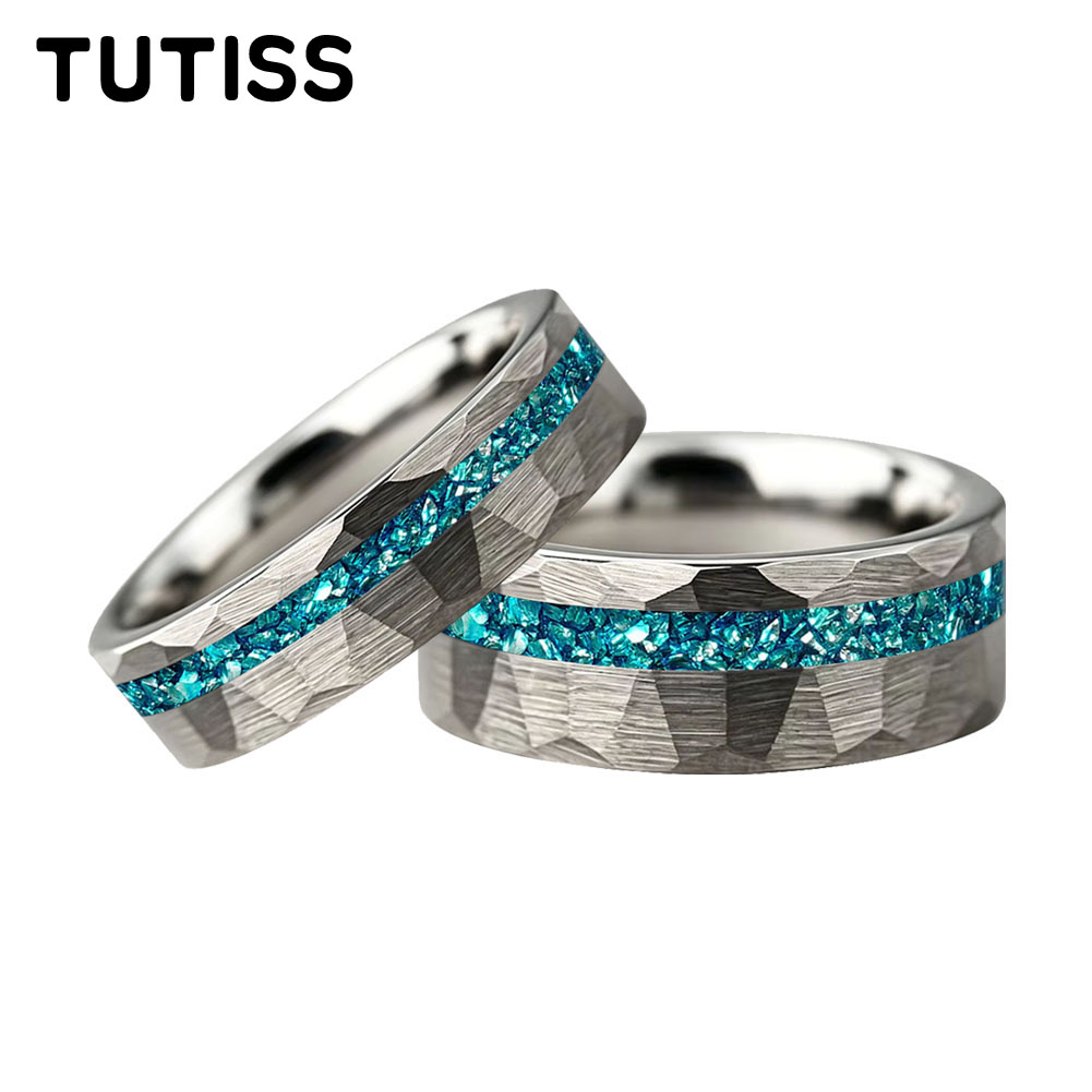 TUTISS 6/8mm 해머드 오프셋 그루브 인레이드  - Wedding Zone 리뷰 및 가격