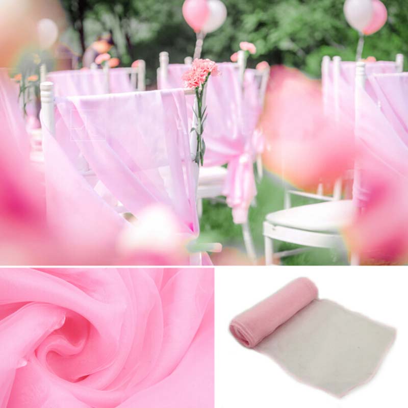 25 조각 18x275cm 웨딩 Organza 의자 새 - Chair Sash Organza 리뷰 및 가격