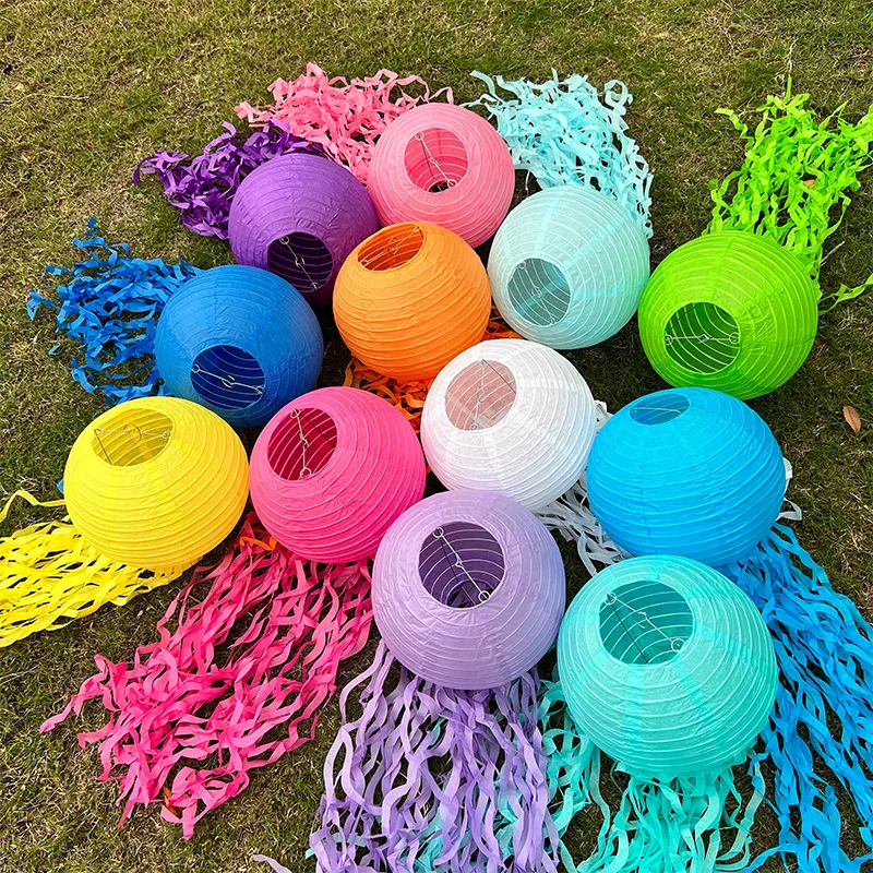 창의적인 해파리 종이 랜턴, 어린이 야외 활동 테마 장 - Wedding Event Supply 리뷰 및 가격